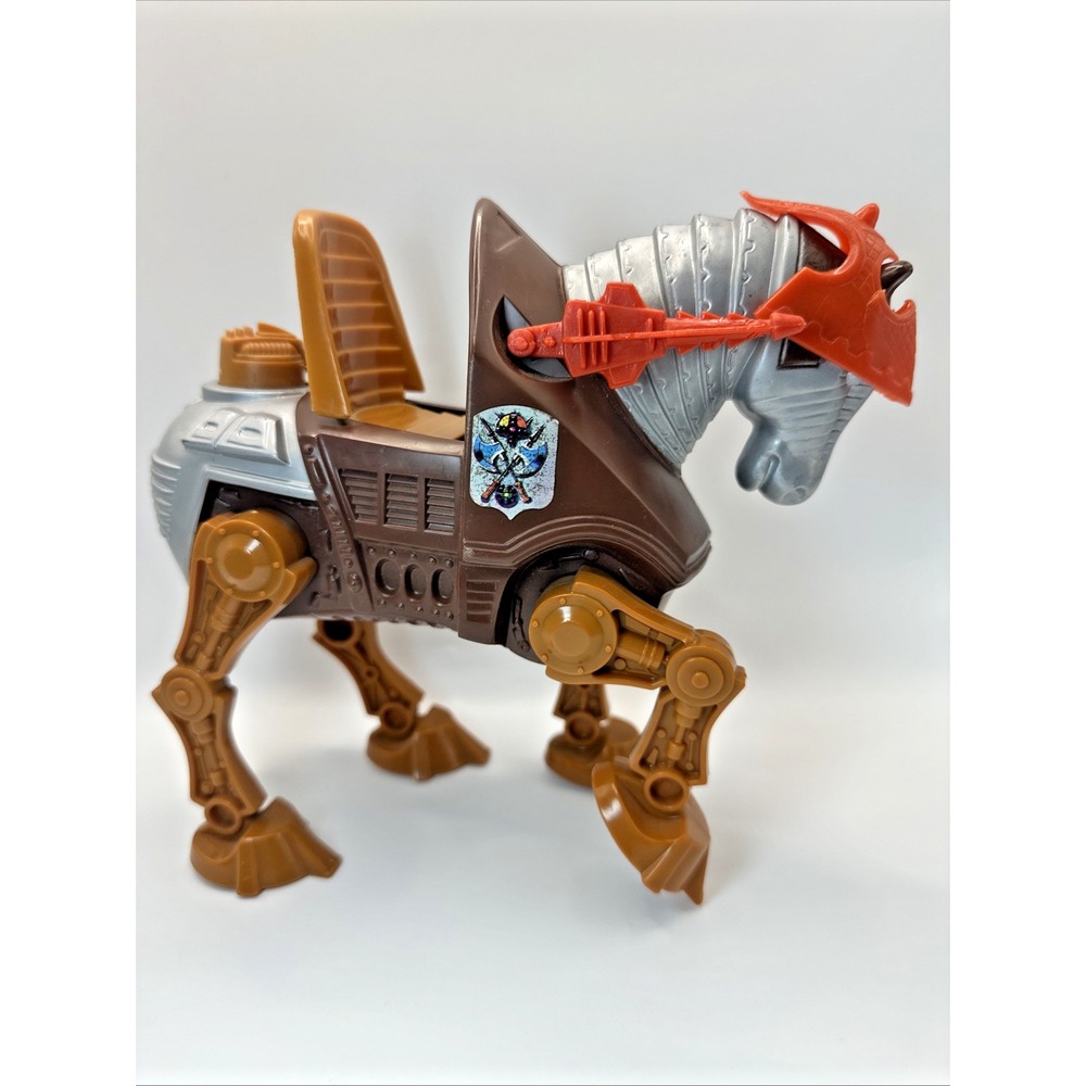 Vintage 1984 Stridor He Man MOTU Mattel Horse Vehicle Incomplete Brown Orange